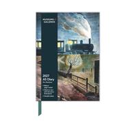Museums & Galleries 2027 A5 Desk Diary - Week to View - V&A Museum - British Scenes - Eric Ravilious Design