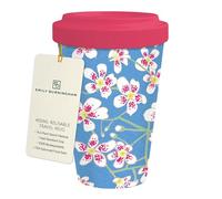 Museums & Galleries 400ml Reusable Travel Mug - Emily Burningham 'Saxifrage' Design - Sustainable Kitchenware Gift Idea