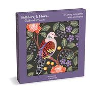 Museums & Galleries 6 Luxury Boxed Notecards with Envelopes (Folklore & Flora Turtle Doves) EFE036