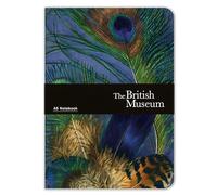 Museums & Galleries A5 Journal - Softcover Notebook - Peacock Feathers - The British Museum Design - 148 x 210mm - Artistic Stationery