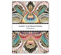 Museums & Galleries A5 Softcover Lined Notebook - Mirror Marble Abstract Design with Foil Details - 160 Pages - Lay Flat Binding