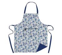 Museums & Galleries Adjustable Apron - 'Blue Paisley' Design by Matthew Williamson - Organic Cotton - Stylish Home Accessory