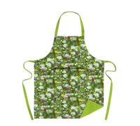 Museums & Galleries Adjustable Apron - Wild Garden by Josephine Simon - Artistic Floral Design - Organic Cotton - Stylish Home Accessory