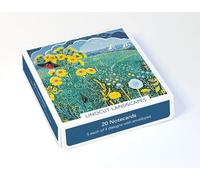 Museums & Galleries Annie Soudain Linocut Landscapes Box of 20 Notecards with Envelopes