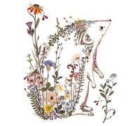 Museums & Galleries Artistic Blank Greetings Card - From The Wild Press Range - Suitable For Birthdays, Anniversaries and Other Occasions - For Him/For Her (Hedgehog)