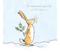Museums & Galleries Artistic Christmas Greeting Card - Someone Special - From The Guess How Much I Love You Range - With A Silver Foil Finish, 160 x 160mm