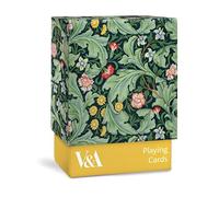 Museums & Galleries Artistic Playing Cards - V&A Botanical Design - Classic Deck of 52 Cards with Jokers - Leicester Wallpaper by J.H. Dearle