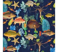 Museums & Galleries Birthday Card for Men or Women - Colourful Underwater Fish Design - Natural History Collection - Blank Inside - Ocean-Themed Greeting Card for Him or Her