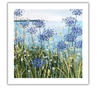 Museums & Galleries Birthday or All-Occasion Card - Coastal Wildflowers Design - Blank Inside - For Her - Pretty Floral Greeting Card