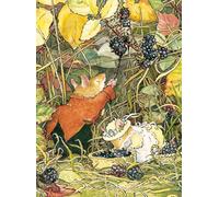 Museums & Galleries Blank Notecards Pack of 8 - Blackberry Picking by Jill Barklem - Brambly Hedge Woodland Mice - Premium Greeting Cards Multipack with Envelopes