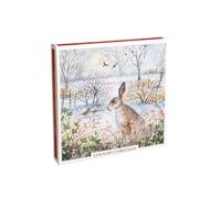 Museums & Galleries Box of 12 Artistic Christmas Cards (MG-XHT236) Designed by Renowned Artist and Illustrator Lucy Grossmith Country Christmas