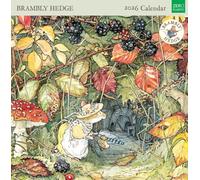Museums & Galleries Brambly Hedge 2026 Calendar - Month to View Wall Calendar UK - 2026 Wall Planner and Personal Organiser for Home and Family