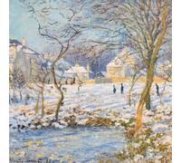 Museums & Galleries Charity Christmas Cards Pack of 8 - Assorted Designs - Artistic Claude Monet Pond in the Snow Countryside Scene Design - Festive Christmas Cards Multipack - In Aid of UK Charities