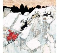 Museums & Galleries Charity Christmas Cards - Pack of 8 Christmas Greeting Cards with Envelopes - Festive Santa & Reindeer - 'So Up To The House-Top' by Arthur Rackham - Supporting UK Charities