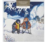 Charity Christmas Cards by Museums & Galleries -Ratty & Mole in the snow - Supports: British Heart Foundation,Marie Curie,Mind,NSPCC & Shelter - Pack of 8 Cards & Envelopes