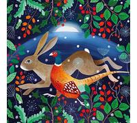 Museums & Galleries Christmas Cards Pack of 8 - Dashing Through the Snow - Eco-Friendly & Recyclable