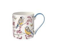 Museums & Galleries Fine Bone China Mug - Elegant Bird and Floral Design by Helen Ahpornsiri - Premium Quality Tea and Coffee Mug for The Home and Kitchen
