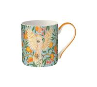 Museums & Galleries Fine Bone China Mug - Stylish 'Cockatoo and Pomegranate' Design by Walter Crane- V&A Quality Mug for The Home and Kitchen
