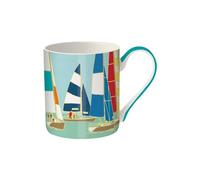 Museums & Galleries Fine Bone China Mug - Vibrant Nautical Design by Emily Burningham - Premium Quality Tea and Coffee Mug for The Home and Kitchen