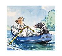 Museums & Galleries Greeting Card: The Wind in the Willows On The River Blank Greeting Card with Envelope