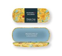 Museums & Galleries Hard Shell Glasses Case - Van Gogh Sunflowers Design - Luxury Reading Accessory