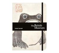 Museums & Galleries Hardcover Journal Lined Notebook - 178 x 127mm - Frog Design - The British Museum - Artistic Stationery - Elasticated Closure