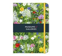 Museums & Galleries Hardcover Journal Lined Notebook - 178 x 127mm - Wild Garden Botanical Design by Josephine Simon - Artistic Stationery - Elasticated Closure