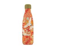 Museums & Galleries Insulated Drinks Bottle - V&A Design - Artistic Kimono Cranes Japanese Design - 500ml Stainless Steel Bottle