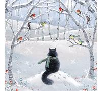 Museums & Galleries Laura Watkins Festive Friends Pack of 8 Charity Christmas Cards