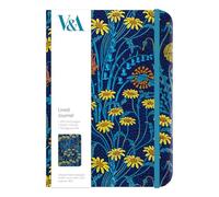 Museums & Galleries Lined Journal with Storage Pocket - V&A Meadow Flowers - 200 Pages