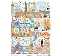 Museums & Galleries - London Landmarks - 1 Folded Sheet of Wrapping Paper