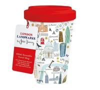 Museums & Galleries London Landmarks Maps by Josie Shenoy Travel Mug