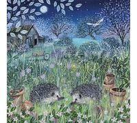 Museums & Galleries Lucy Grossmith Hedgehogs at Night Art Greeting Card