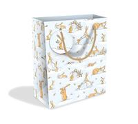 Museums & Galleries Medium Gift Bag - Snow, Guess How Much I Love You Design by Anita Jeram - Luxury Paper Gift Bag with Handles - Eco-Friendly