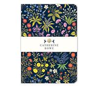 Museums & Galleries Medival Flowers by Catherine Rowe A5 Notebook