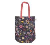 Museums & Galleries Organic Eco-Friendly Cotton Canvas Tote Bag - Purple Bloom Design by Helen Ahpornsiri - Artistic Reusable Shopping Bag