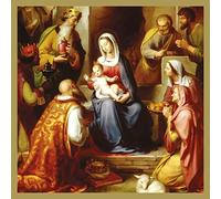 Museums & Galleries Pack of 5 Traditional Christmas Cards (MG-CMHX406) - From the Masterpieces Collection The Nativity - 5 Cards of 1 Design