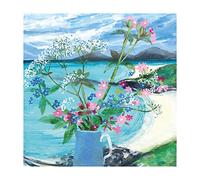 Museums & Galleries Pink Campion Floral Art Greeting Card