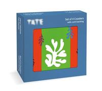 Museums & Galleries Set of 4 Coasters - Matisse 'The Dancer' Design - Cork Backed - Statement Coasters for the Home