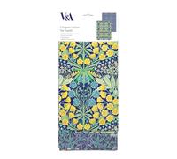 Museums & Galleries Tea Towels - V&A Design - Organic Cotton - Artistic Mallow Flowers by Allan Francis Vigers - Set of 2 - Stylish Home Accessory