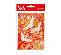 Museums & Galleries V&A Kimono Cranes 8 Notes & Envelopes