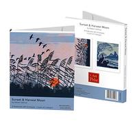 Museums & Galleries Wallet of Artistic Notecards (MG0203) - Sunset & Harvest Moon - Pack of 8-2 Designs