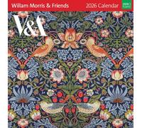 Museums & Galleries William Morris & Friends 2026 Calendar - V&A Month to View Wall Calendar UK - 2026 Wall Planner and Personal Organiser for Home and Family