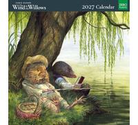 Museums & Galleries Wind in the Willows 2027 Calendar - Month to View Wall Calendar UK - 2027 Wall Planner and Personal Organiser for Home and Family