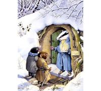 Museums & Galleries Wind in the Willows Christmas Cards Pack of 16 - Eco-Friendly Greeting Cards with Envelopes