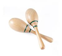 Musfunny Maracas Shakers Musical Instruments: Wooden Maracas with Handle - Percussion Shaker Birthday Gift Ktv Party Dance Live Performances