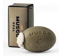 Musgo Real 1887 Soap on a Rope 190g | Woody, Lemon Scent | Walnut + Vegetable Oil Base | Rich, Smooth, Creamy Body Soap for Men + Women | Handcrafted, Long Lasting