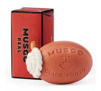 Musgo Real Soap on a Rope Puro Sangue 190g | Woody, Lemon | Walnut + Vegetable Oil Base | Rich, Smooth, Creamy Body Soap for Men + Women | Handcrafted, Long Lasting