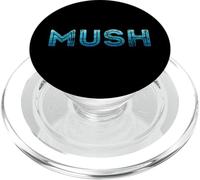 Mush Sled Dog Huskies Musher Alaska Sled Dog Team Mushing PopSockets PopGrip for MagSafe