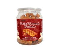 MUSHAN BASE Mini Mahua Twisted Fritter, Spicy Flavor, 380g